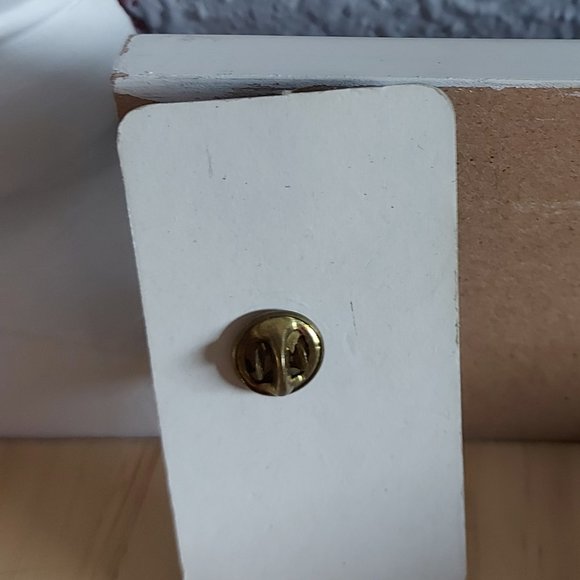 Vintage 1980's Velvet Teddy Bear Pin - Picture 4 of 5